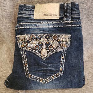 Grace In LA Women's Bling Denim Size 30